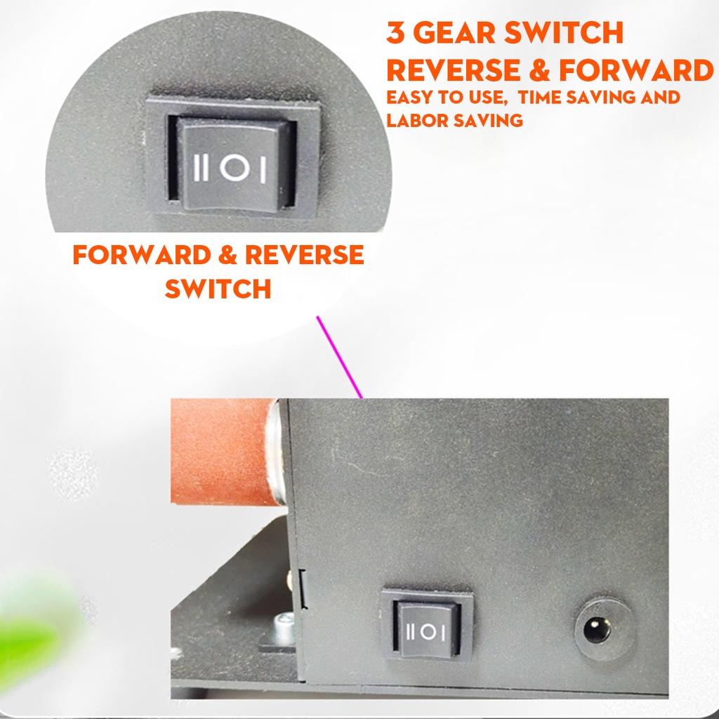 110V/220V 5000-10000RPM Multifunctional Grinder Mini Electric Belt Sander DIY Polishing Grinding Machine Cutter Edges Sharpener