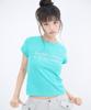 Isjabaibeu 502 Glitter Lettering T Shirt - Mint