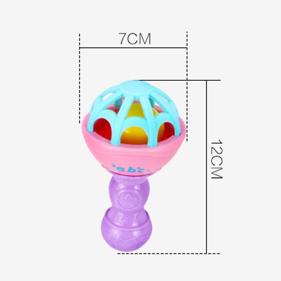 

Детская игрушка погремушка для новорожденных 6-12 месяцев, детские хватки 0-1 год, развивающая головоломка розовый