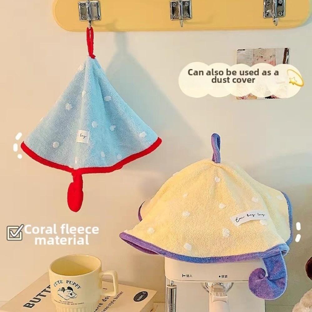 Multifunctional Coral Fleece Kitchen Handkerchief Mini Quick-drying Kitchen Cloths