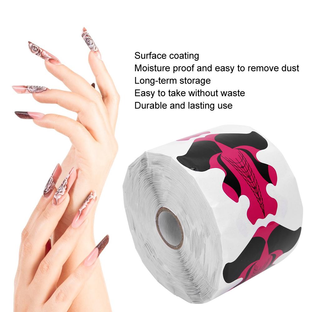 

Nail Gel Forms Goldfish Shape Self Adhesive Nail Art Extension Sticker for Women