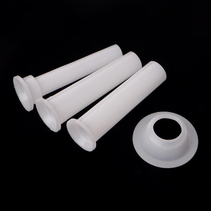 3 Pcs Universal Sausage Stuffing Tube Plastic Stuffers For Casing Meat Grinder