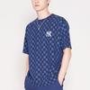 MLB T Shirts Unisex Dark Blue Crew Neck Moderate Straight Fit 3ATSM1023-50NYS