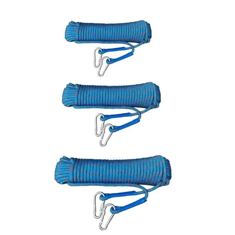 Rock Climbing Rope Outdoor Safety Rope Fire Rescue Safety Escape Rock Climbing Rope Climbing Rope Red and Blue Climbing Ropes