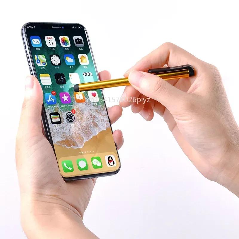 1 Stück Touchscreen-Stylus-Stift für iPad iPhone Samsung Kapazitiver Touch-Stift Bleistift Mit Stiftclip Für Smartphone-Tablet