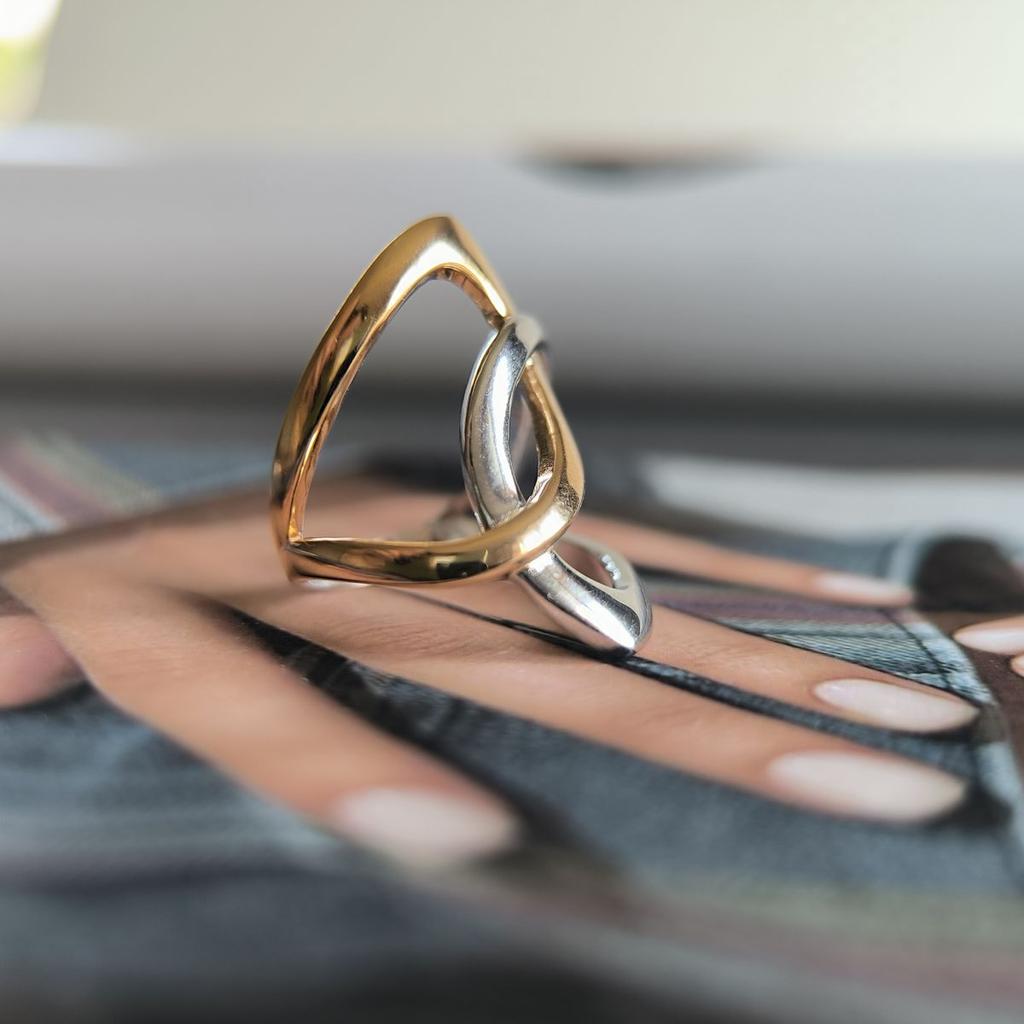 Anel de prata sem pedras, peso do produto 6,18 gr (2190530)