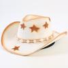 Popular Western Cowboy Straw Hat Men's and Women's Fashion Shade Straw Hat Classic Outdoor Western Cowboy Hat