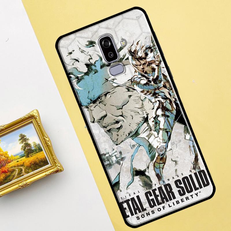 Game Metal Gear Solid Case For Samsung Galaxy J3 J5 J7 2017 J1 A3 A5 2016 A7 A9 J8 J6 J4 A6 A8 Plus 2018 Funda