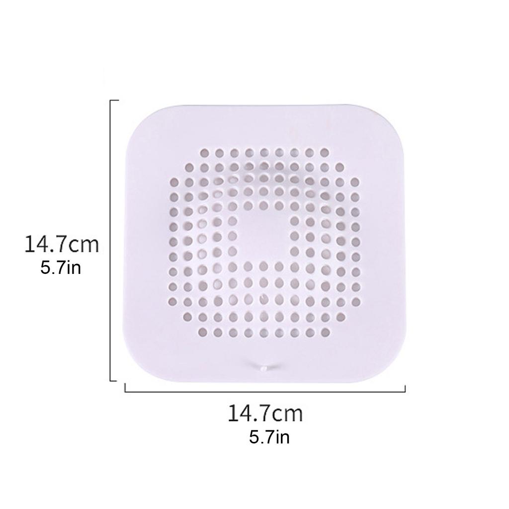 Kitchen Sink -Blocking Filter Household Bathroom Oval Suction Cup Floor