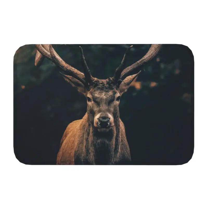 Custom Deer Doormat Mat Anti-Slip Kitchen Bath Living Room Rug Carpet 40*60cm