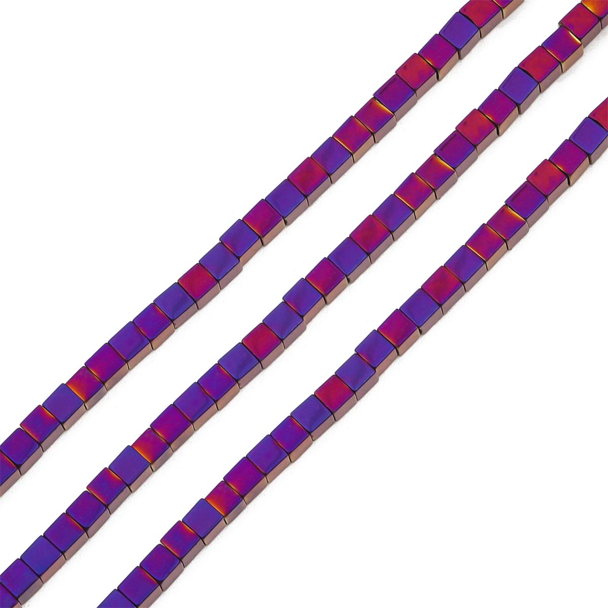 

3/4 мм натуральный камень золотого и серебряного цвета, многоцветный квадратный куб, гематит, свободные бусины-разделители для серьг, ожерелья, браслета, сделай сам, ювелирные аксессуары 3mm 140pcs