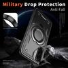 Dual Layer Shockproof Hard Cover For Samsung Galaxy A56 A55 A35 A15 A17 A14 A26 A36 A16 5G Ring Magnetic Fold Bracket Phone Case