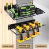 Wall-mounted Power Tool Rack Tool Holder Drill Holders Hand Power Tool Organizer Rack Accessories Organization