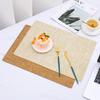 French Leather Placemat for Christmas Table Placemat High-end Thermal Insulation Pad Printing