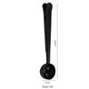Creative Titanium-Plated Stainless Steel Coffee Spoon with Sealing Clip and Measuring Function for Milk Powder and Desserts