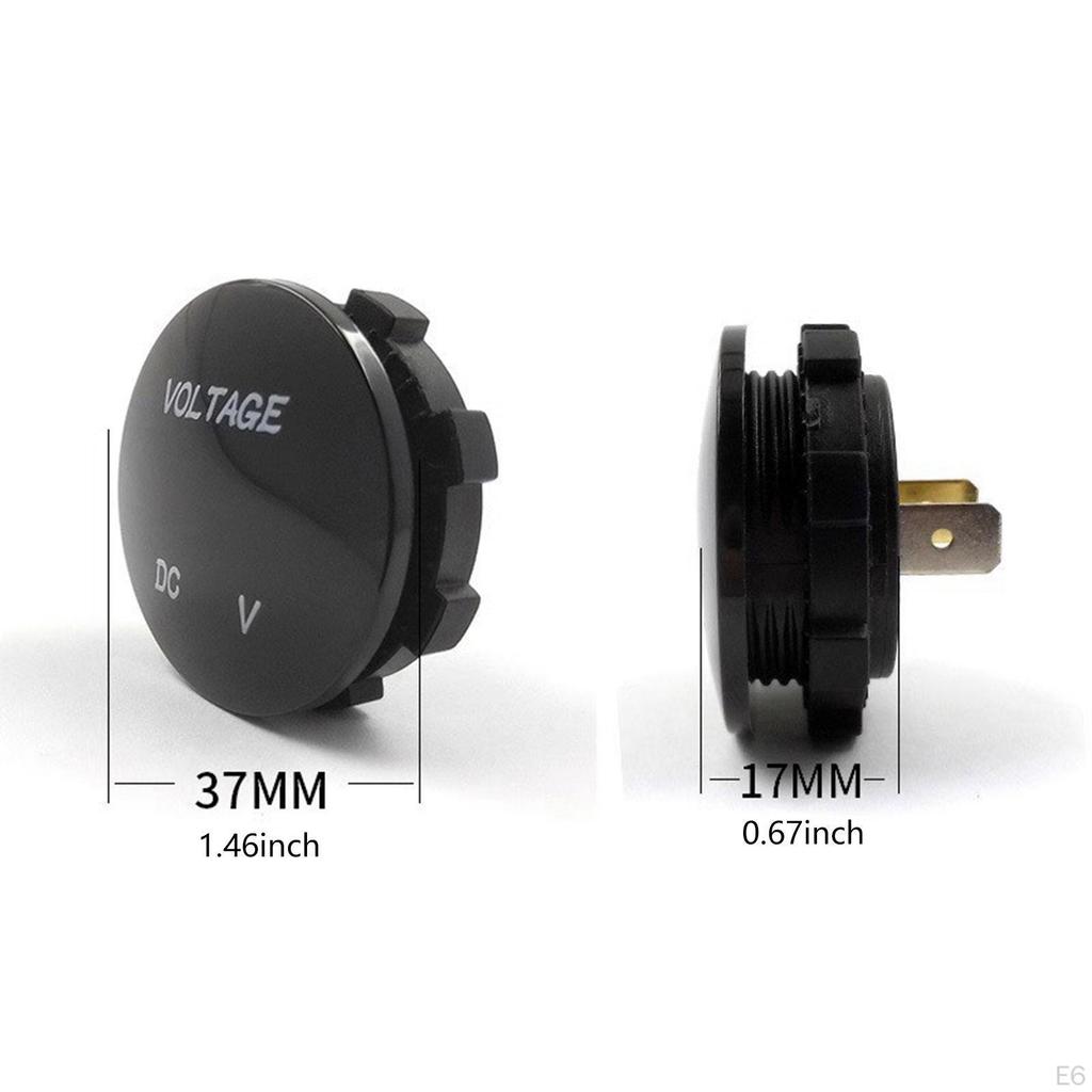 Voltmetru cu contor automat de tensiune pentru 12V-24 V cu afișaj digital LED Dispozitiv de măsurare a tensiunii