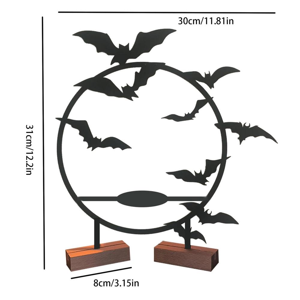 Halloween Candlestick Holder Bat Wall Decor With Candle Halloween Candlestick Gothic Wall Decor Halloween Candle Holders