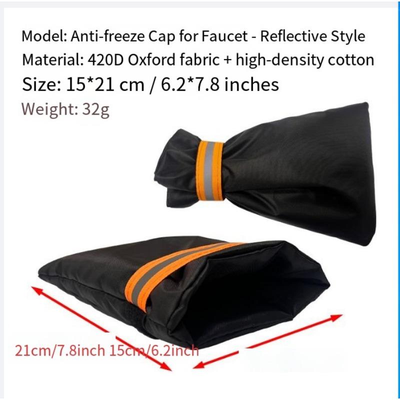 

1 шт. уличный зимний защитный чехол для крана обладает функциями зимней теплоизоляции, водонепроницаемости и защиты от замерзания.