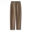 2024 Summer Women's High Waist Slimming Harem Pants - New Fashion Temperament, Casual Draping Cigarette Style