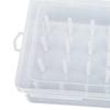 Sewing Thread Storage Box Sewing Thread Box Portable Bobbin Carrying Case Household Clear Empty Sewing Yarn Spools Container