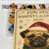 Countdown bis Weihnachten Geschenk 2026 Eule/Hund Adventskalender, 24 Tage mit Mini-Tier Miniatur-Set Figurenornamenten, PVC Sammlerfiguren
