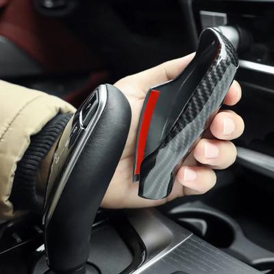 Carbon Fiber Gear Shift Knob Trim Cover For BMW 5 6 7 Series G30 G31G11 G12 LH Car Interior Gear Shift Knob Decorative Part