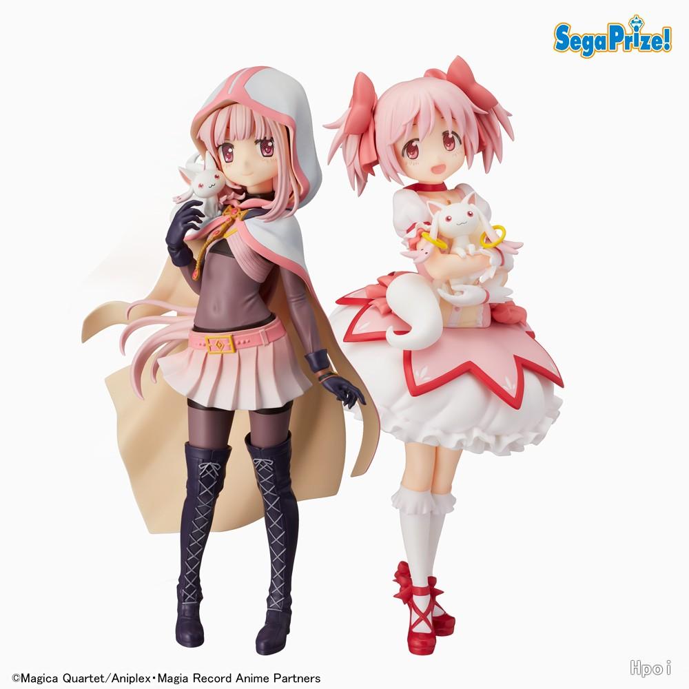 22CM Anime Magia Record Mahou Shoujo Madoka Model Magica Gaiden Kaname Kyuubey Standing Animation Figure Plaything Present Aciton Figure