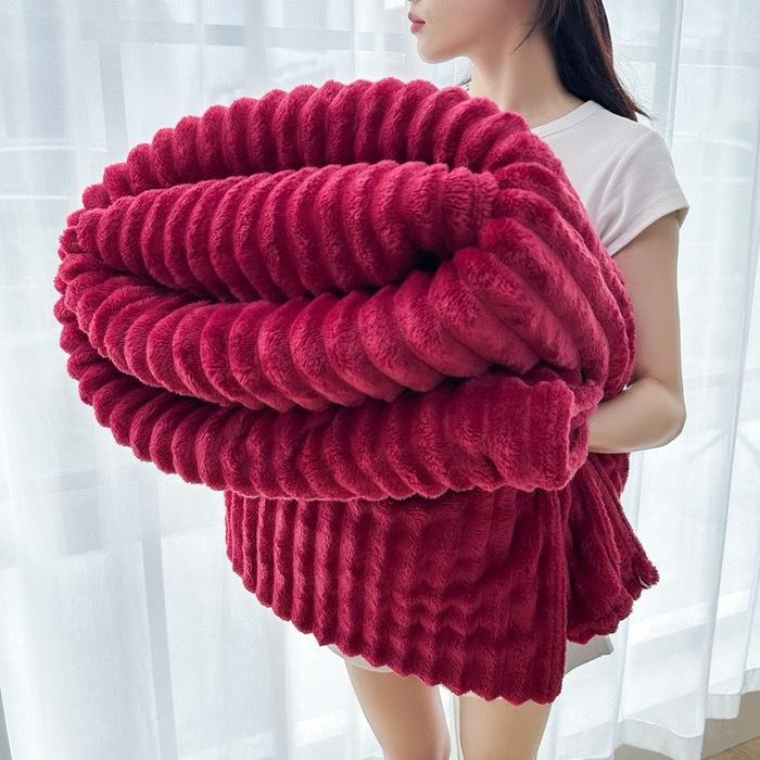 Sage Green Throw Blanket for Couch Thick Warm and Breathable Ribbed Fleece Throw Blanket for Couch Bed Sofa Picnic Blanket