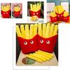 Delightfully Soft Cartoon Plush Cute French Fries And Pizza Pillow For Kids Gifts