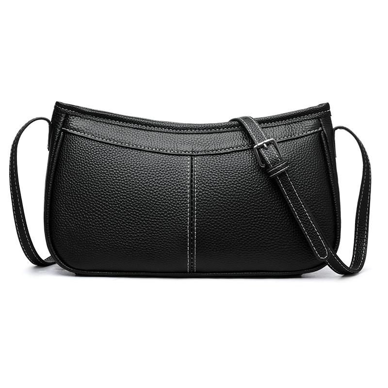 100% Genuine Leather Crossbody Bags for Women Commuting Shoulder Messenger Bag Luxury Designer Casual Female Handbags Sac A Main