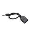 USB Female To 3.5mm Male Car AUX Audio Converter/Recording Cable/IPOD Data Cable
