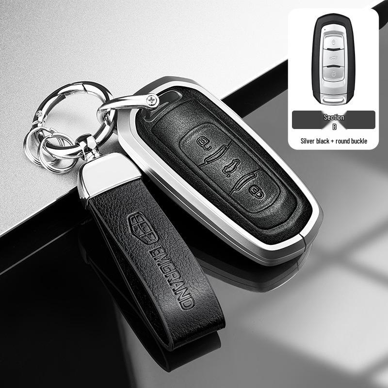 Kompatible Schlüsselhülle für 2016-2021 Geely Boyue, GLGS, Borui und Emgrand Limousinenmodelle