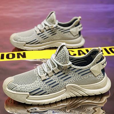 Spring New Fashionable Trendy Mesh Breathable Lightweight Soft Sole Men's Versatile Casual Shoes for Men