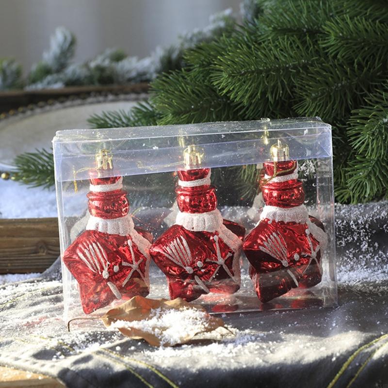 KX4B for Creative Christmas Plastic Christmas Balls Christmas Pendant Gifts for