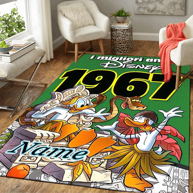 Custom 1Pc Donald Duck'S Garden Fun Rug Office Carpet Indoor Outdoor Entrance Doormat Nonslip Soft And Comfortable Living Room D91637