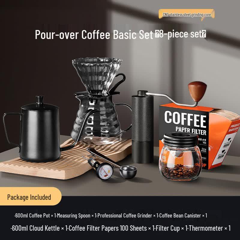 Qiwei Walnut Pour-over Coffee Set