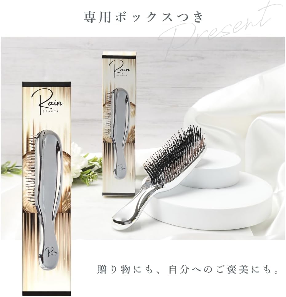 Pennello Umidificante per Cuoio Capelluto Rainbeaute Vincitore di Premi per la Bellezza Set Pennello Liscio per Shampoo per Capelli e Cuoio Capelluto con Supporto [Prodotto 2025] - Pennello, Pennello, Pennello, 2-vie,