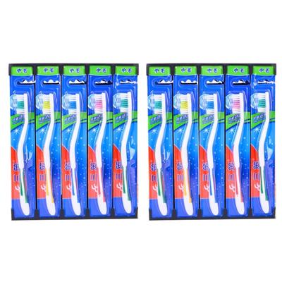 Escovas de Dentes Macias Escova de Dentes com Cerdas Médias para Adultos Escova de Dentes Manual Escova de Dentes de Limpeza Profunda Casa Viagem Escritório