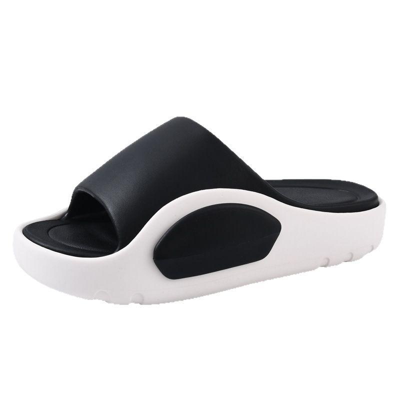 New slippers men's summer fashion simple outer wear thick bottom non-slip outdoor sports leisure beach men's one-word drag