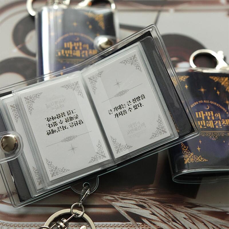 Magical Problem Solution Keyring GOD Answer Mini Magic Answer Book