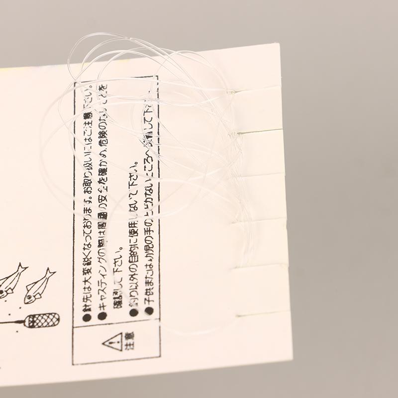 10 Stück/Packung Weißer Fischhaut Bionischer Vorfachhaken Apollo Uki Uki Sabiki Weiße Fischhaut Fisch Angelhaken Angelhaken Angelwerkzeug