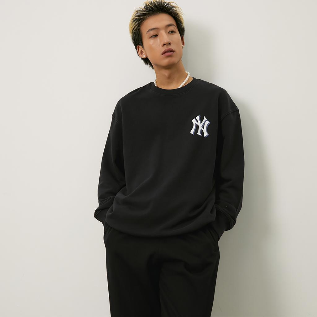 New MLB New York Yankees 24FW Sweatshirt Unisex Black 3AMTM1544-50BKS