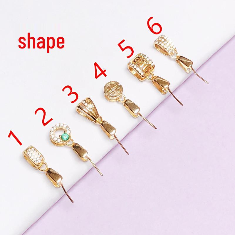 S925 Sterling Silver Medium Necklace Clasp Clip for Jade Pendant