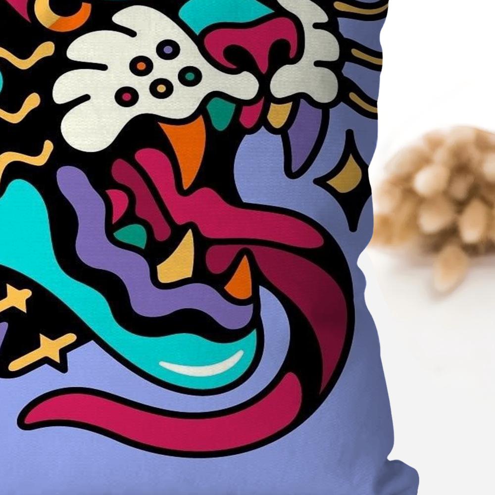 Niedlicher Löwe Tiger Leopard Kissenbezug Quadratisches Kissen Schlafzimmer Sofa Freizeit Komfort Kissen Auto Wohnzimmer Heimdekoration 40X40