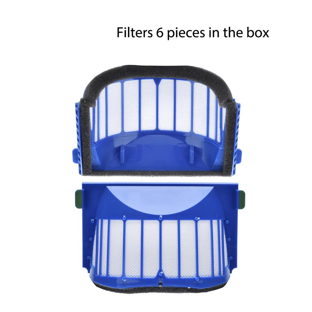 Vacuum cleaner accessories compatible with iRobot roomba 600 series filter - set