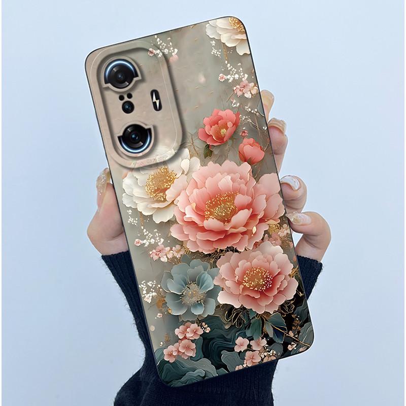 For Poco F3 F4 GT Redmi K40 K50 Gaming Case Simplicity Soft Liquid Silicone Phone Housing F4GT F3GT Camera Protection Back Cover