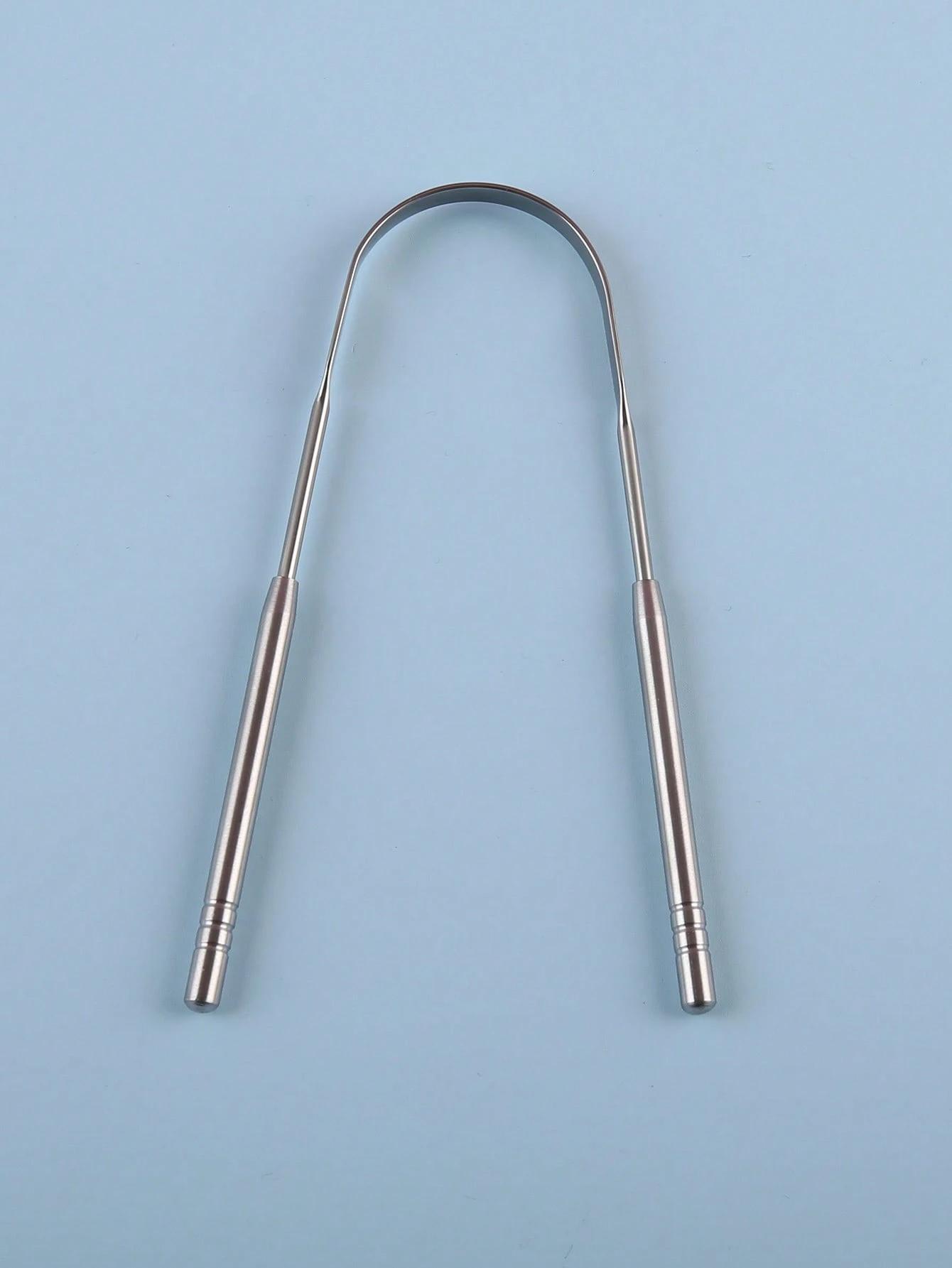 

Stainless Steel Tongue Scraper For Adults - Oral Care Tongue Cleaner, Freshens Breath & Reduces Bad Odor