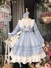 Hosaku Co., Ltd. Long Sleeve Lolita Dress, Cosplay, Gothic Lolita, Mori Girl, Cute Girls, Ruffled, Ladylike, Everyday Wear, Christmas, Halloween, Cost