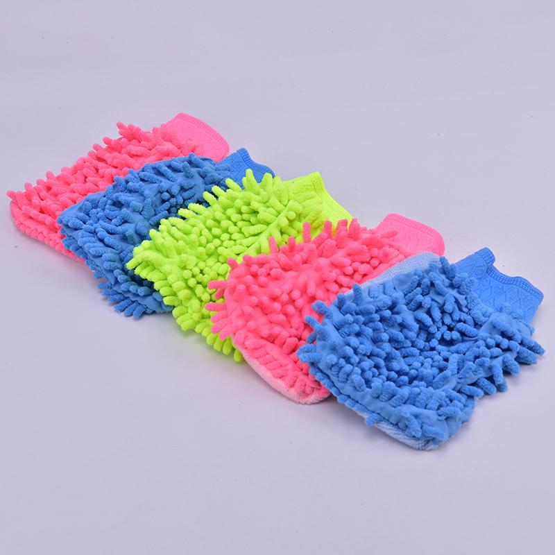 1 Stück Autowaschhandschuh Ultrafine Faser Chenille Mikrofaser Reinigungs- Waschwerkzeug