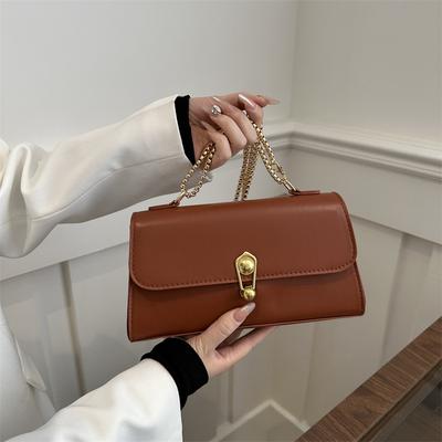 Kadın Omuz Çantası, Yabancı Stil Zincir Çanta, Moda Çok Yönlü Postacı Çantası Tide